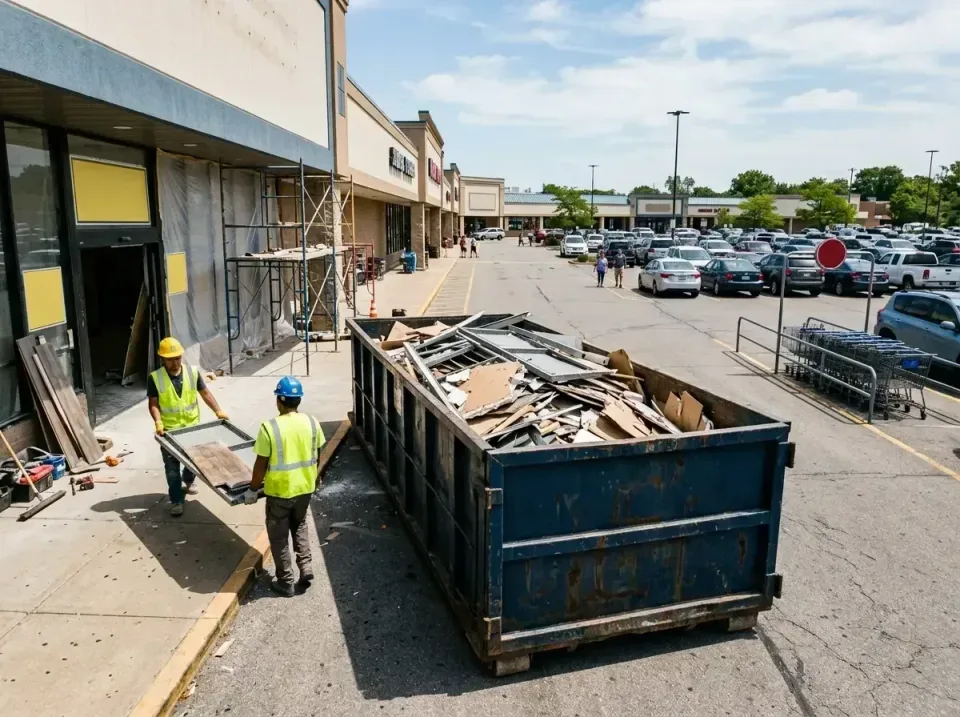 retail-store-renovation-debris-003 — frequently asked questions, Roll-off Dumpster Rentals in Franklin Park, NJ